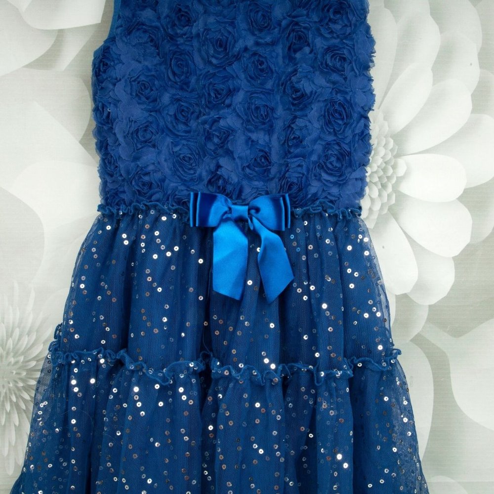 Betsey Johnson Girls Designer Rose Tutu  Dress - Picture 6 of 11